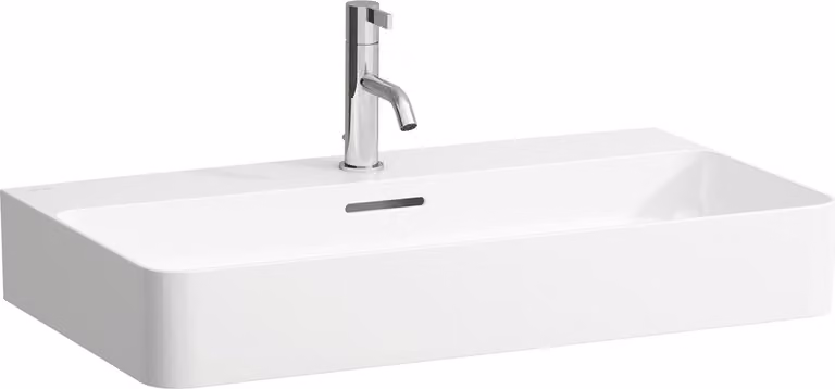 LAUFEN VAL lavabo, encastré, 1 trou de robinet, avec trop-plein, 750x420mm, H8102854001041, H8102854001041