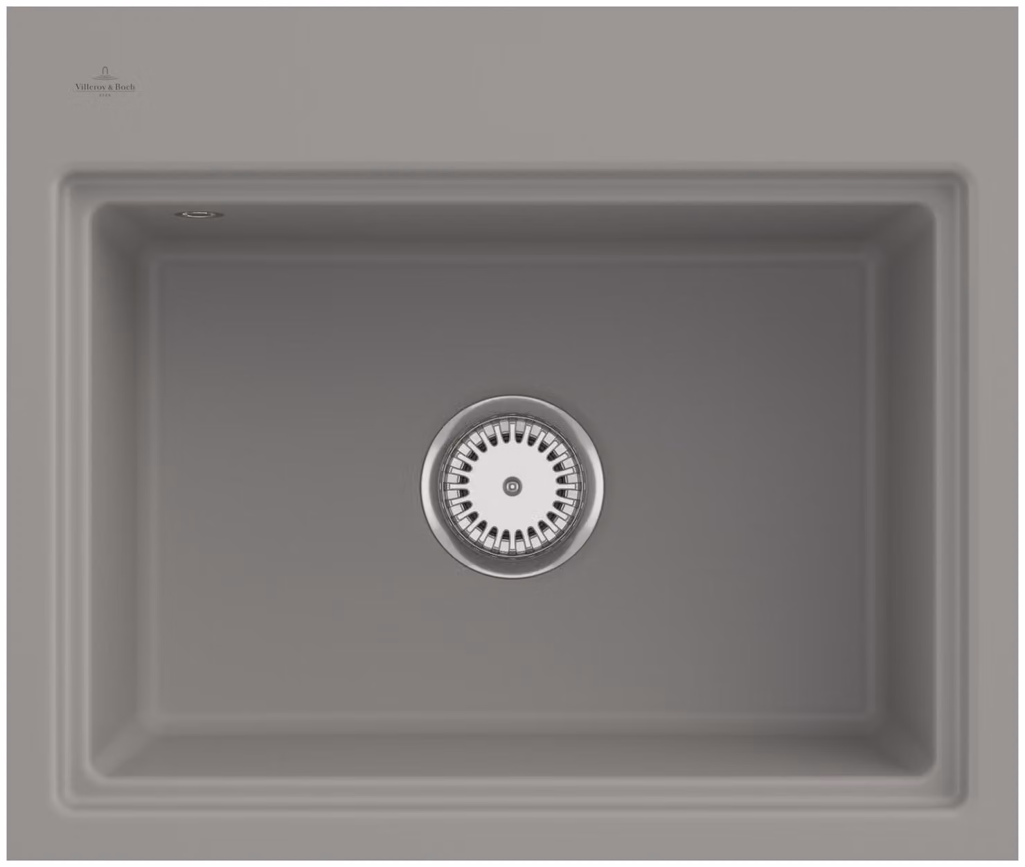 Lavello da cucina Villeroy&Boch, lavello da cucina Subway Style 60 S piatto Fossil 580x490mm, larghezza base 60cm