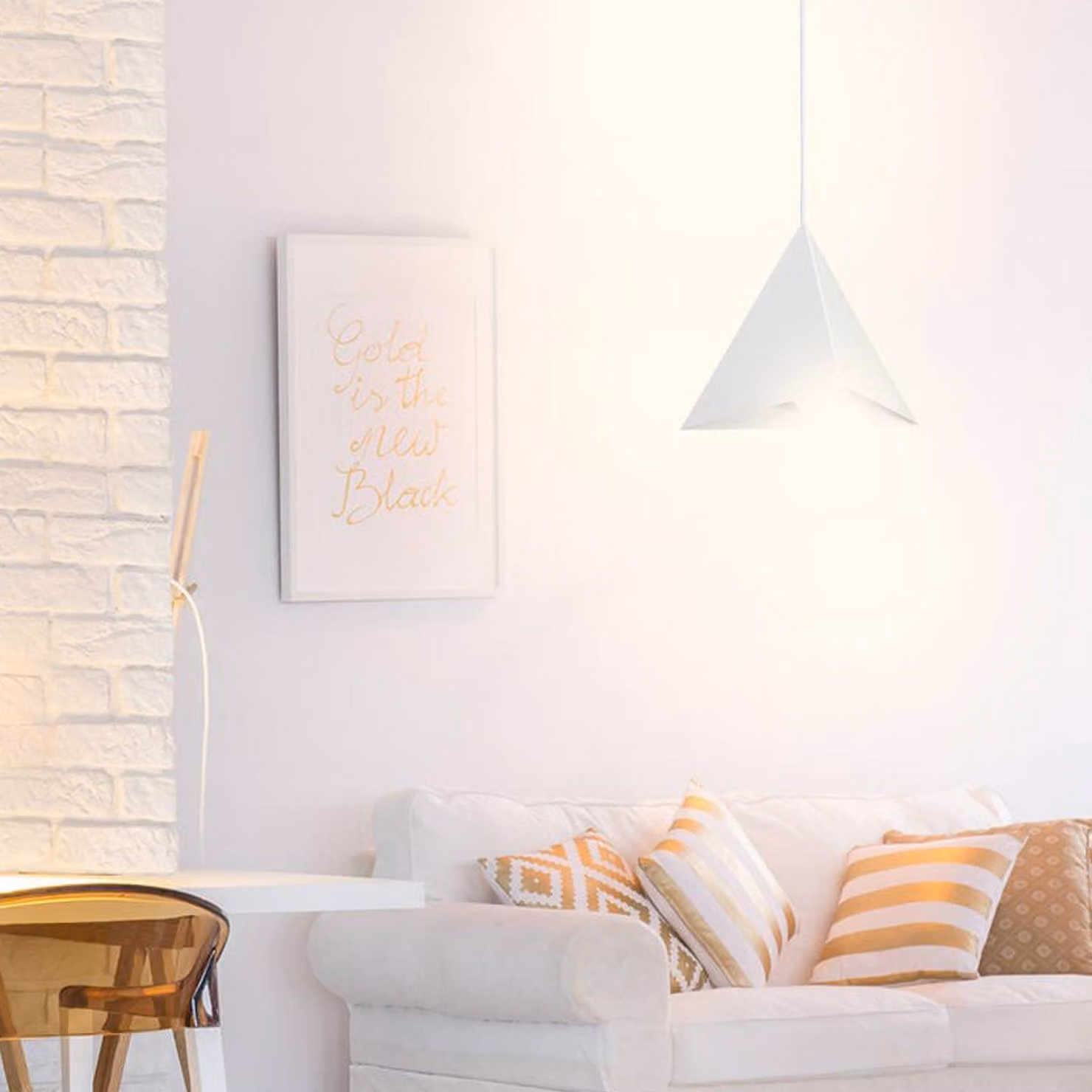 Crostolo - Lampada a sospensione, Bianco