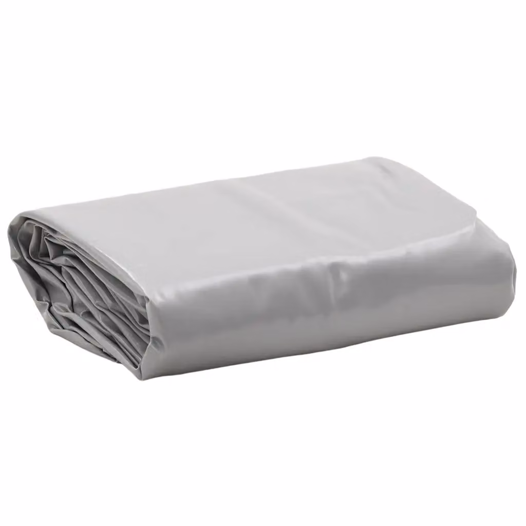 Telone in PVC grigio vidaXL