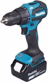 Trapano con percussione a batteria Makita LXT DHP490RFJ 18V