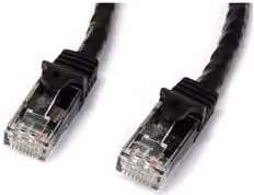 Cavo di rete Ethernet LAN Cat6 Startech.Com U/UTP Patch Cable Nero 2 m