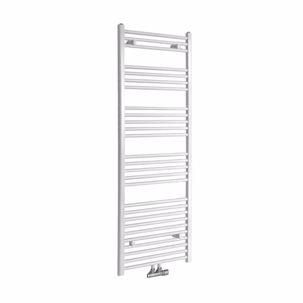Scaldasalviette di Design Bianco - Termoarredo Bagno con Attacco Centrale - 1600 x 600mm - 790W - Neva