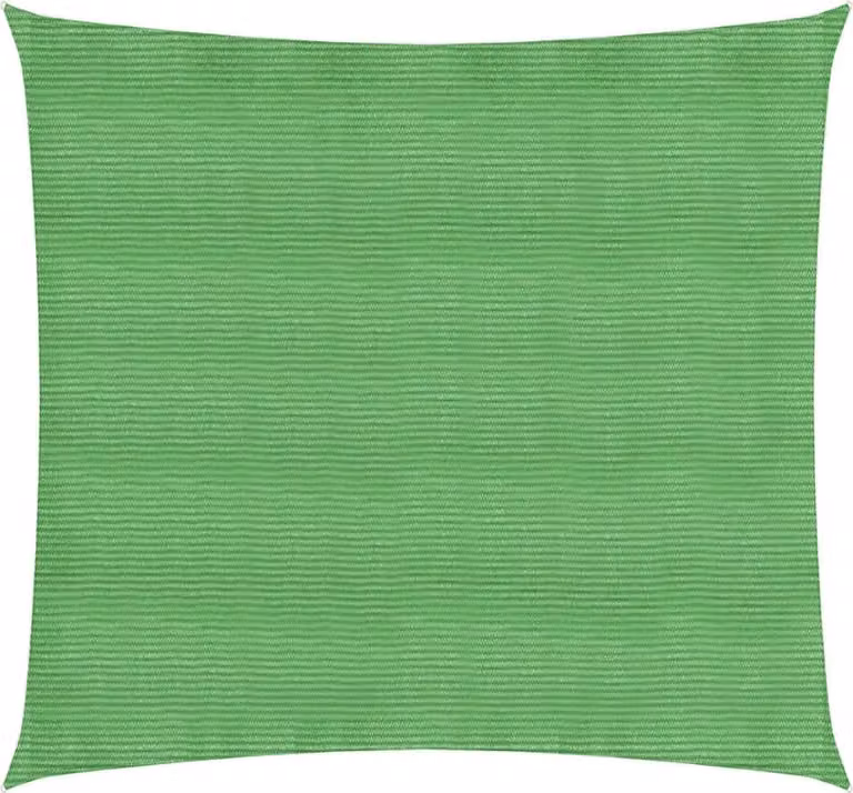 Tenda da sole The Living Store 160 g/m² verde chiaro 4,5x4,5 m HDPE