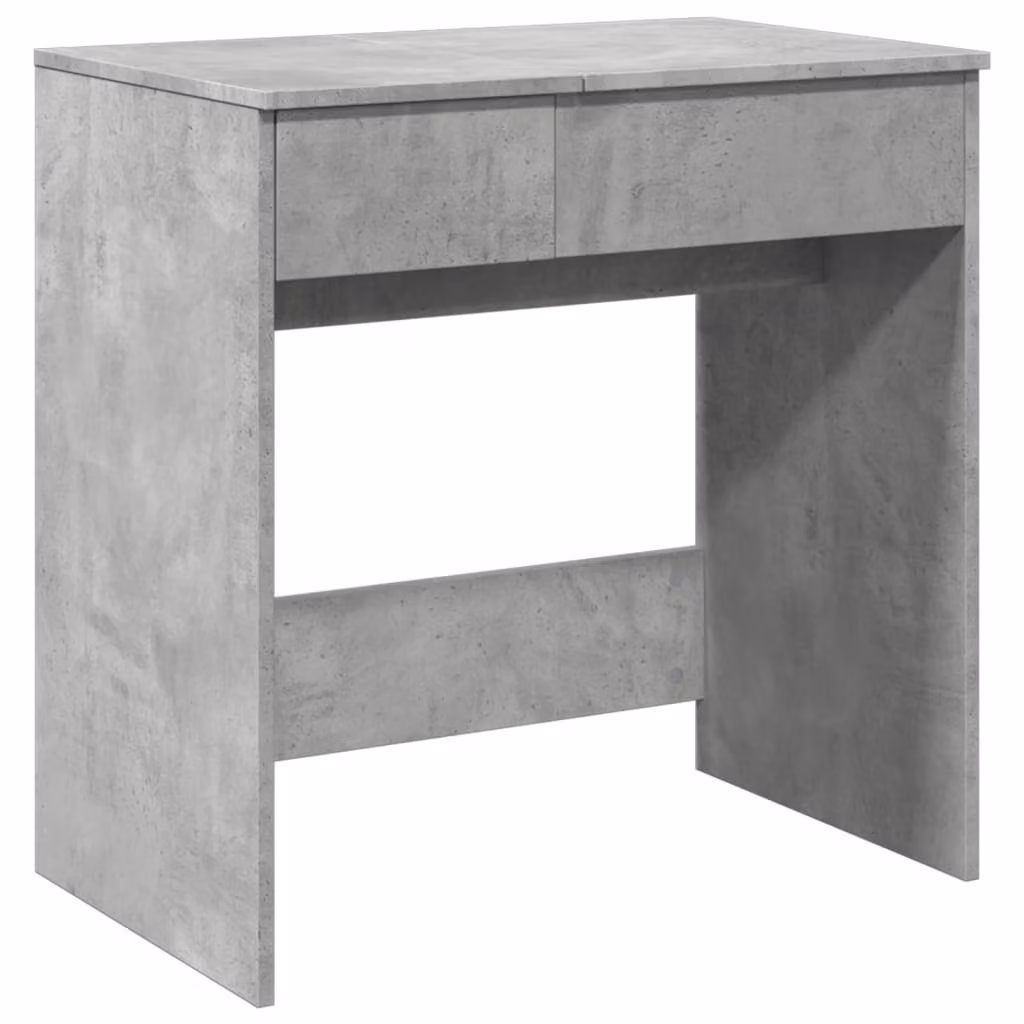 Toeletta con Specchio Grigio Cemento 73x46,5x120 cm