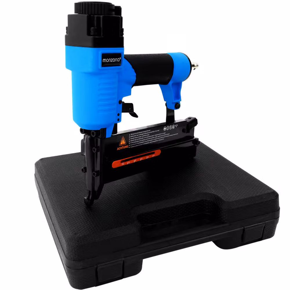 Chiodatrice e graffatrice pneumatica 2in1 Monzana, nero e blu – 4
