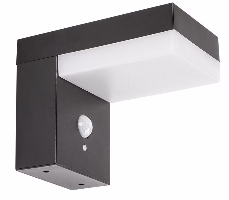 Lampada solare da parete per esterni a LED 6W con sensore ZREBAR 77009 Rabalux