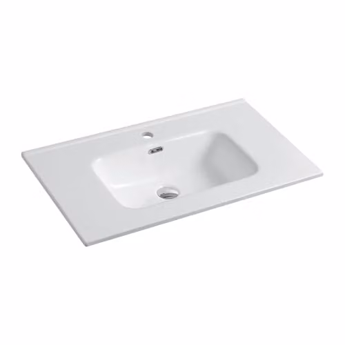 Lavabo da incasso 90 cm in ceramica bianca | Civit
