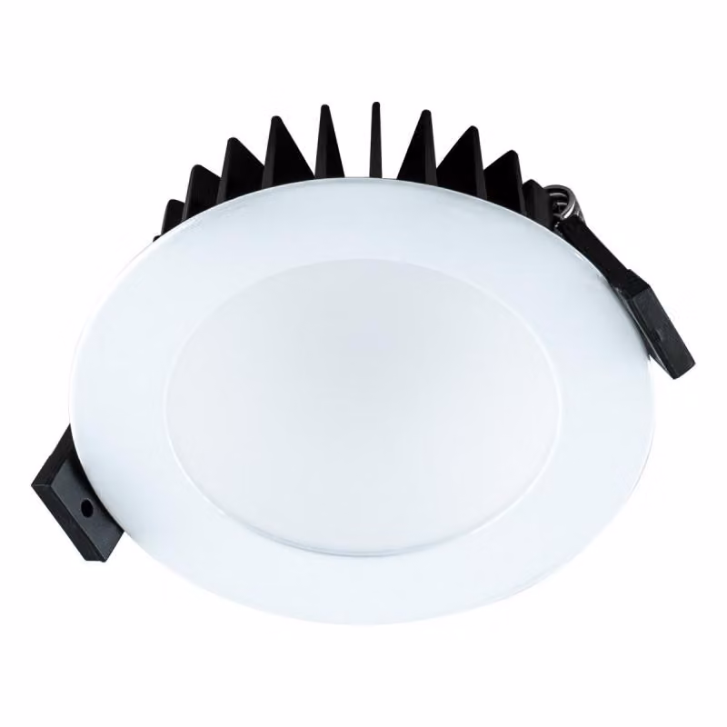 EVN LED da incasso a soffitto, rotondo, bianco, IP44, 24 V CC, 8 W, 2700 K-6500 K, 850 lm, diametro di incasso 85 mm