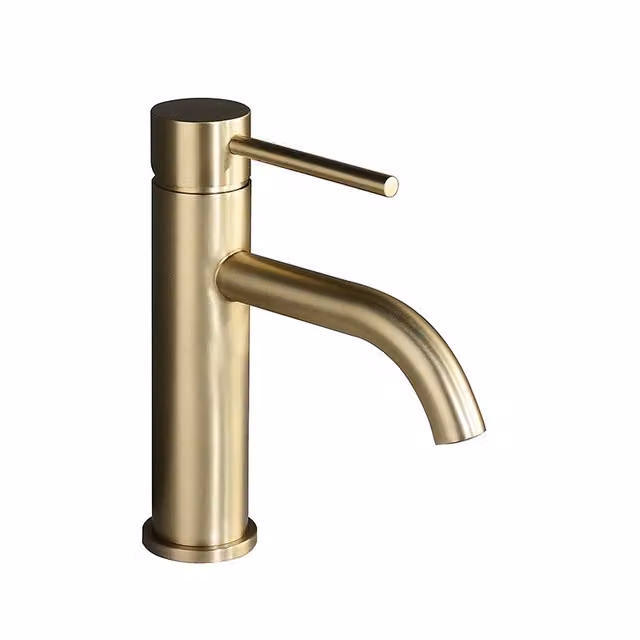 RABENA KRAN rubinetto retro lavabo oro spazzolato REBONA LAUFERI