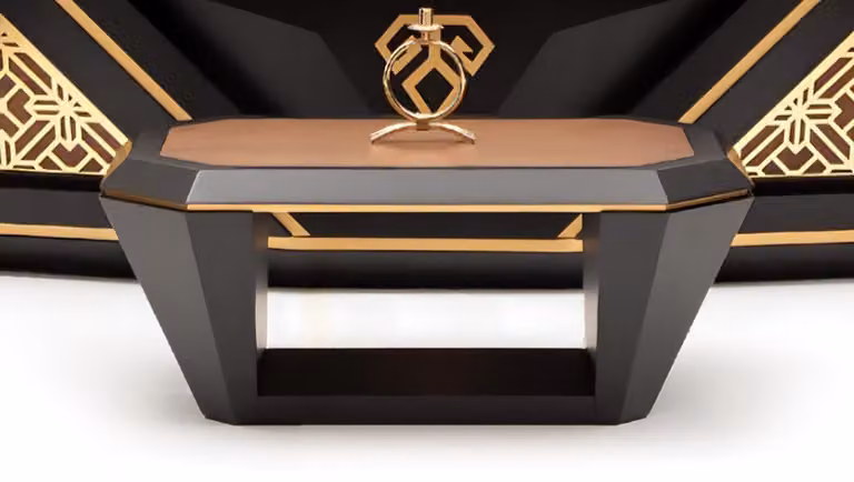 Elegant Couchtisch Sofatisch Schwarz Modern Beistelltisch Holz Wohnzimmertisch
