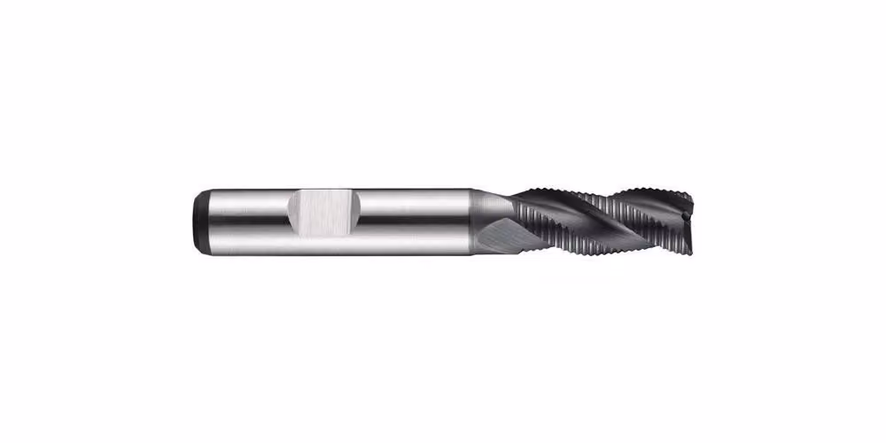 Frese a cilindro C922, conformi alla norma DIN 844 K, diametro 13 mm, lunghezza di taglio 26 mm, in acciaio rapido HSS-E-PM, rivestimento ALCRONA, angolo di spoglia 35 gradi, numero di taglienti 3