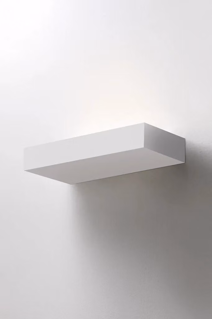 Polo Applique da Parete in Gesso Verniciabile Rossini Group LED 11W 2700K Bianco IP20 – 2
