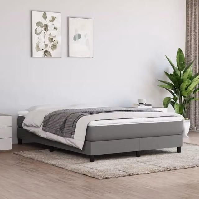Materasso Ibrido vidaXL Grigio e Bianco L: 140 cm, P: 200 cm, H: 20 cm