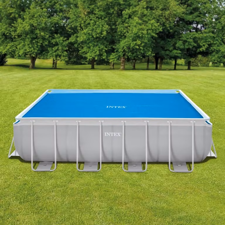 Copertura solare termica per piscina Intex blu in polietilene L: 378 cm, P: 186 cm