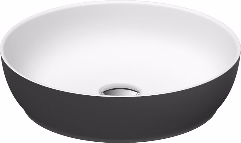 Duravit Sivida vasque à poser ronde, 400x400mm, sans trou pour robinet, sans trop-plein, 266000FI00, 266000FI00