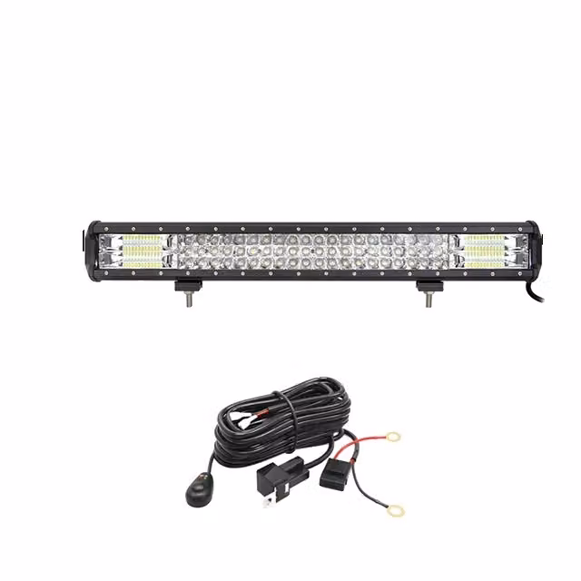 Luce da lavoro a LED, fascio combinato, fuoristrada, 324w con set di cavi