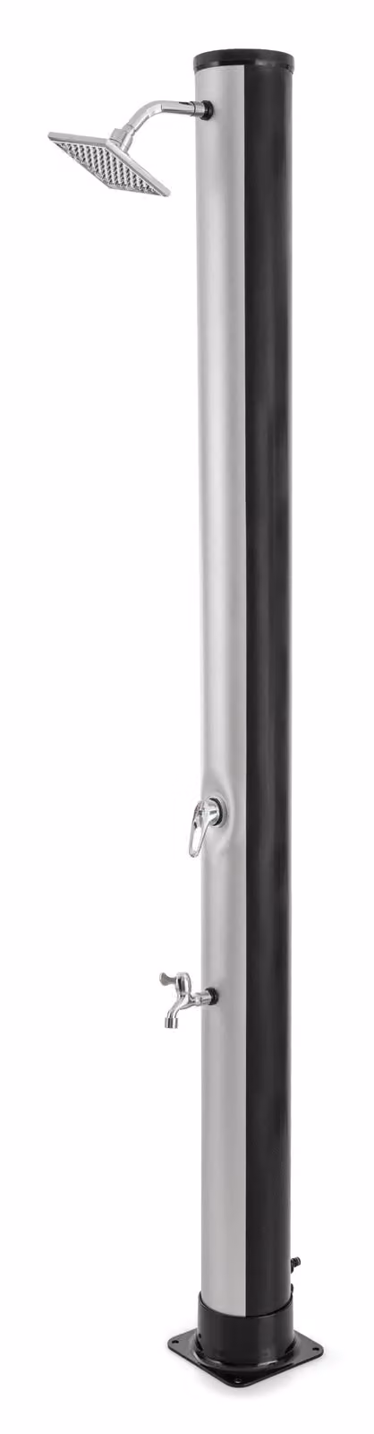 Doccia solare G21 Helen 40 l, nero e argento