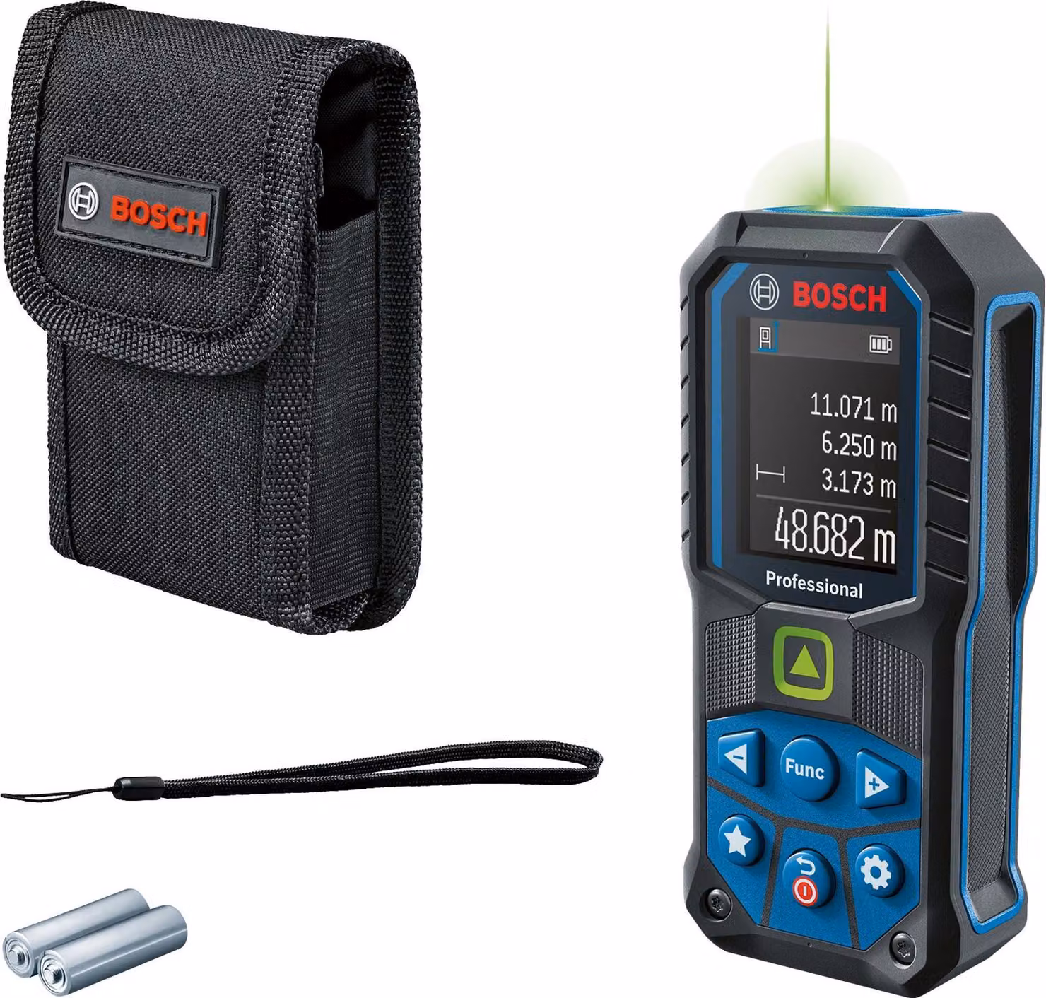 Laser rangefinder 2x1.5V GLM 50-25G Professional - BOSCH - 0601072V00