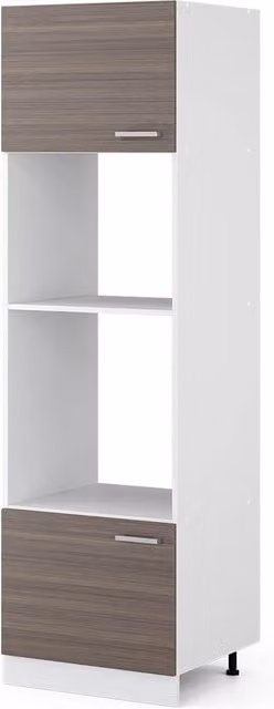 Dispensa universale R-Line Vicco Grigio L: 60 cm, H: 207 cm, P: 47,3 cm con ripiani e ante a giorno