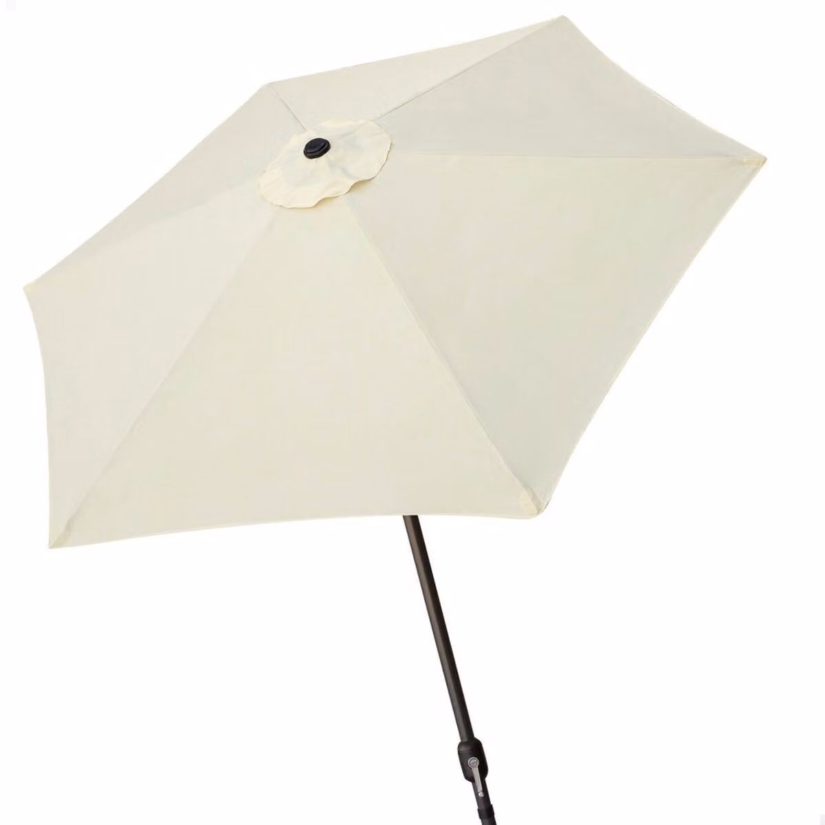 Aktive 61115 - Ombrellone da giardino e patio esagonale con protezione antivento | Altezza 2,4 m | Protezione UV50 | Struttura in alluminio, facile da piegare e installare | Ombrelloni da patio