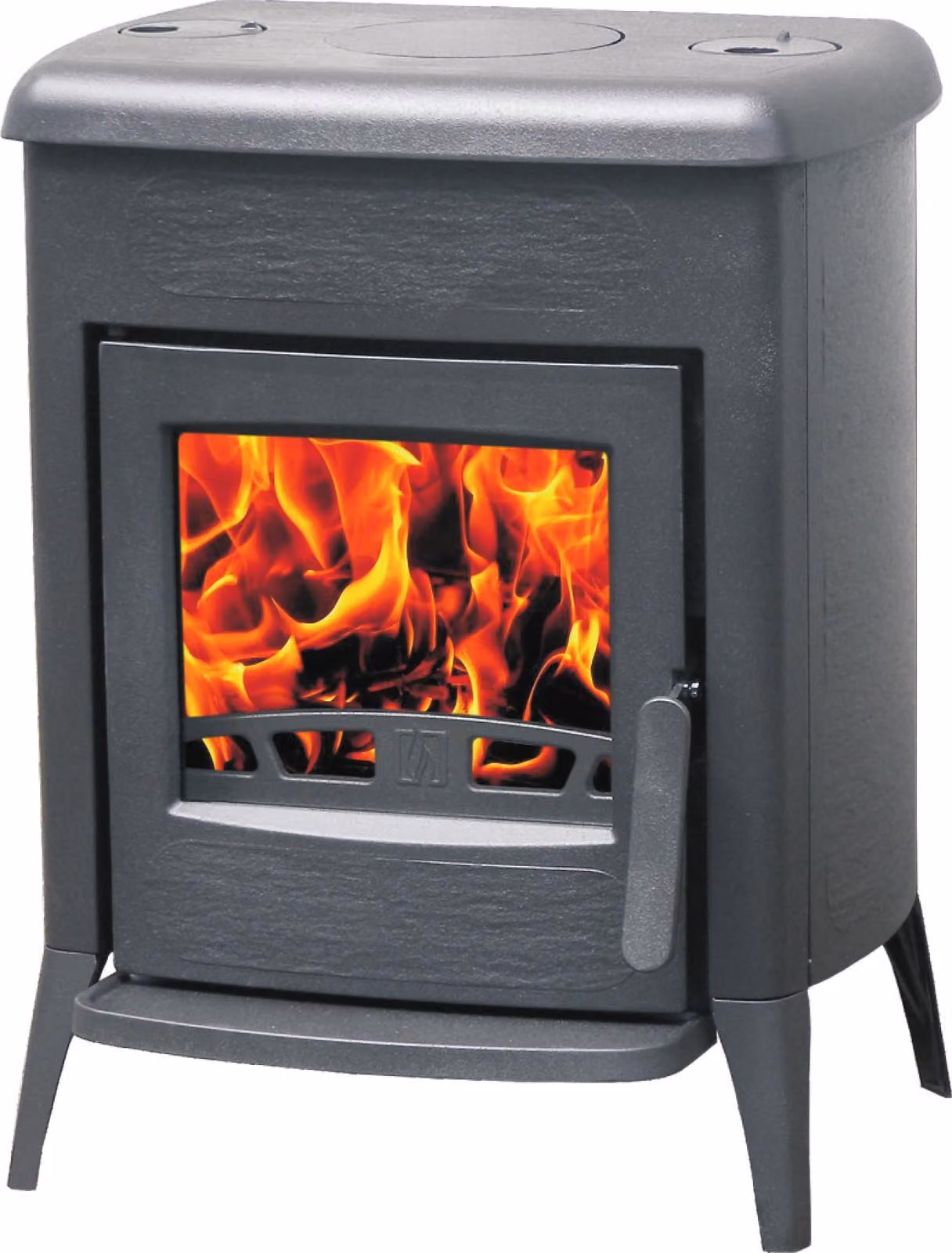 PLAMEN Amity 3, Stufa a legna indipendente con vetro, 8 kW, Classe A+, Ø 120 mm