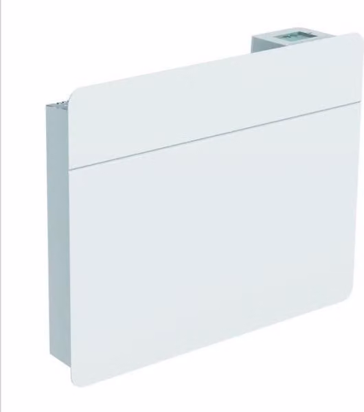Radiatore elettrico a convezione da parete - 1000 W - WARM TECH - 230 V - Fino a 30 m3 - Bianco