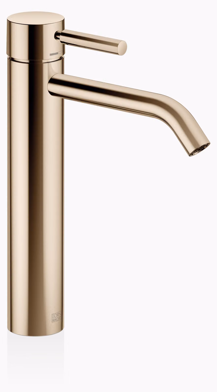 Dornbracht META Mitigeur monocommandé pour lavabos avec pied surélevé, sans garniture d'écoulement, saillie 165mm, 33539660-26, 33539660-26