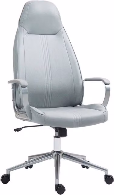 Sedia Ergonomica per Ufficio - Regolabile in Altezza - Ruote - Funzione di Equilibrio - Struttura in Plastica