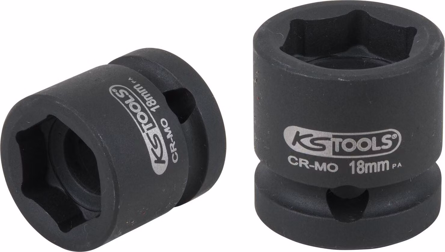 KS TOOLS 1/2" Presa elettrica esagonale extra corta 18,0 mm - 515.0066