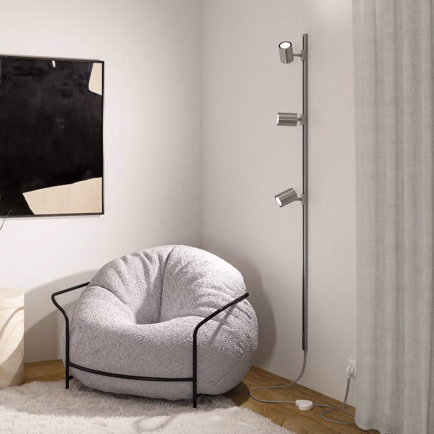 Paulmann URail Faretto su binario Luxe, cromato, ZigBee, GU10 dimmerabile, Cromo / Argento, Soggiorno / Sala da pranzo, Plastica, Moderno