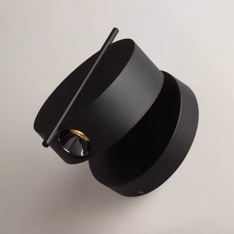 Maytoni Applique da parete a LED Nuance, Nero, Soggiorno / Sala da pranzo, Alluminio, Moderno, Applique a LED