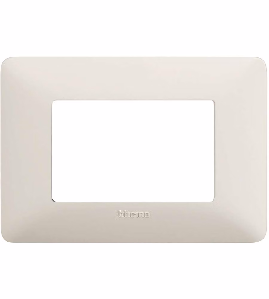 Bticino Placca 3 moduli Matix colore cenere