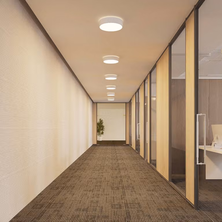 Plafoniera a LED Vanida Arcchio, dimmerabile, Bianco / Opale, Cucina, Alluminio, Moderno, Plafoniera LED