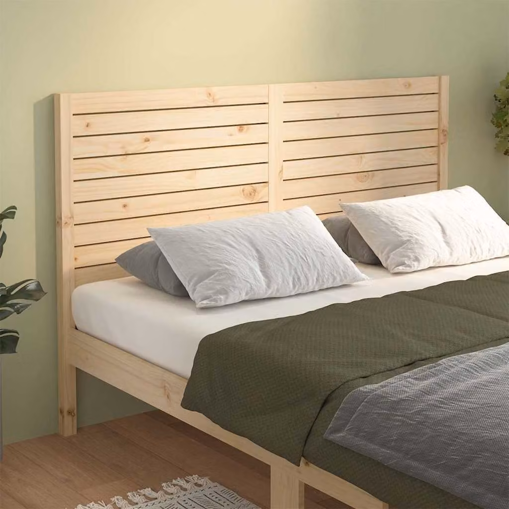 Testiera per Letto vidaXL in Legno Massello di Pino, L: 186 cm, P: 4 cm, H: 100 cm – 1