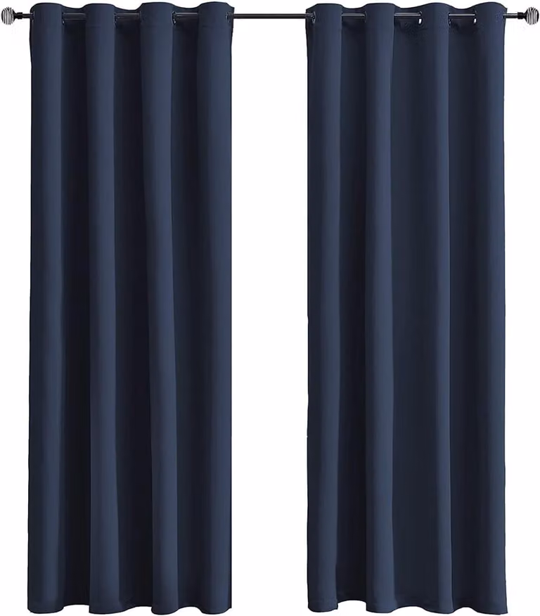 Tende oscuranti nere - 2 pezzi (70 x 120 cm)