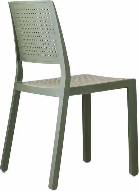 SET 6 SEDIE EMI TECNOPOLIMERO SCAB DESIGN - Verde oliva 56
