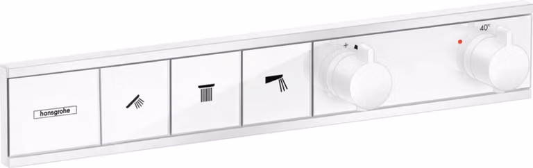 thermostat RainSelect encastré de la taille d'une main pour 3 consommateurs, 15381700, 15381700