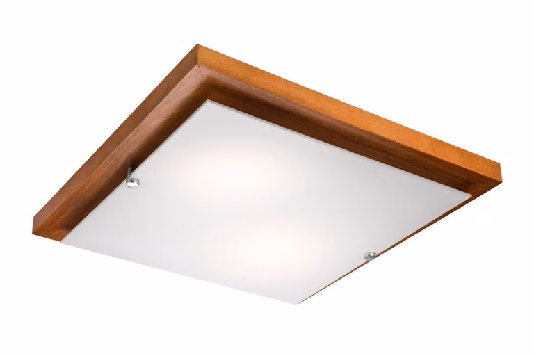 Lampada da soffitto RUSTIKALE E27 L:35 cm L:35 cm A:6,5 cm dimmerabile