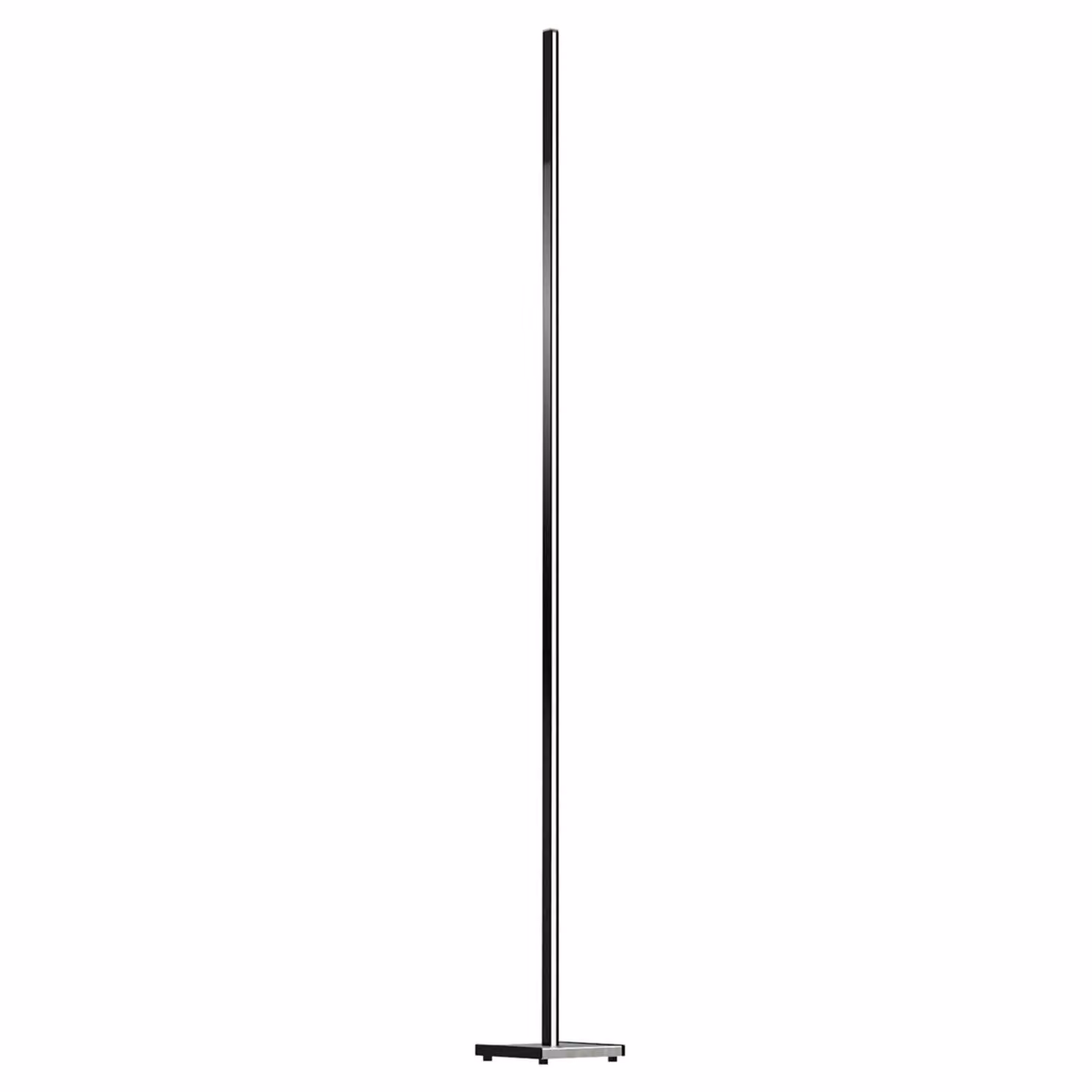 Evotec Lampada da terra a LED Orix, dimmerabile, Nero, Soggiorno / Sala da pranzo, Alluminio, Moderno, Lampada LED da terra