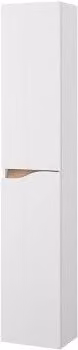 Pensile bagno sospeso Sumya moderno bianco e quercia con ante soft-close L: 160 cm, P: 30 cm, H: 22 cm