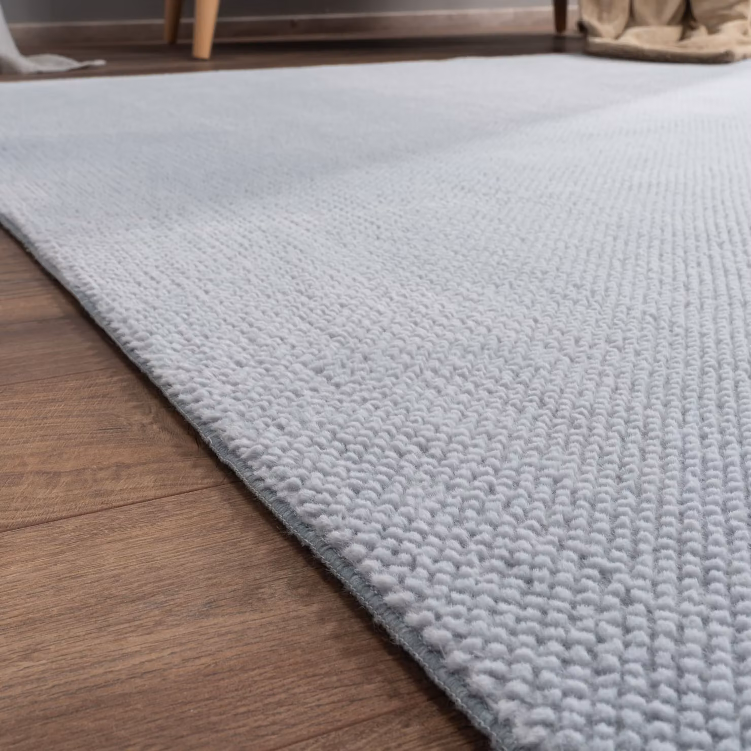 Tappeto in pelliccia sintetica Soraya grigio L: 60 cm, P: 100 cm – 3