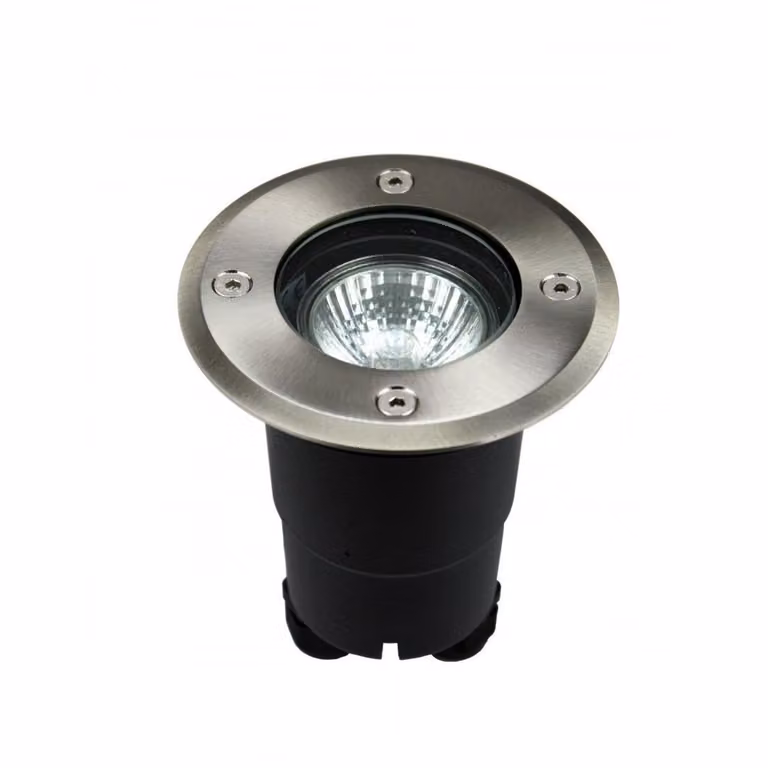 Lampada a sbalzo 11 cm rotonda 1xGU10 acciaio inox IP67 SU-MA Pabla 3725 A