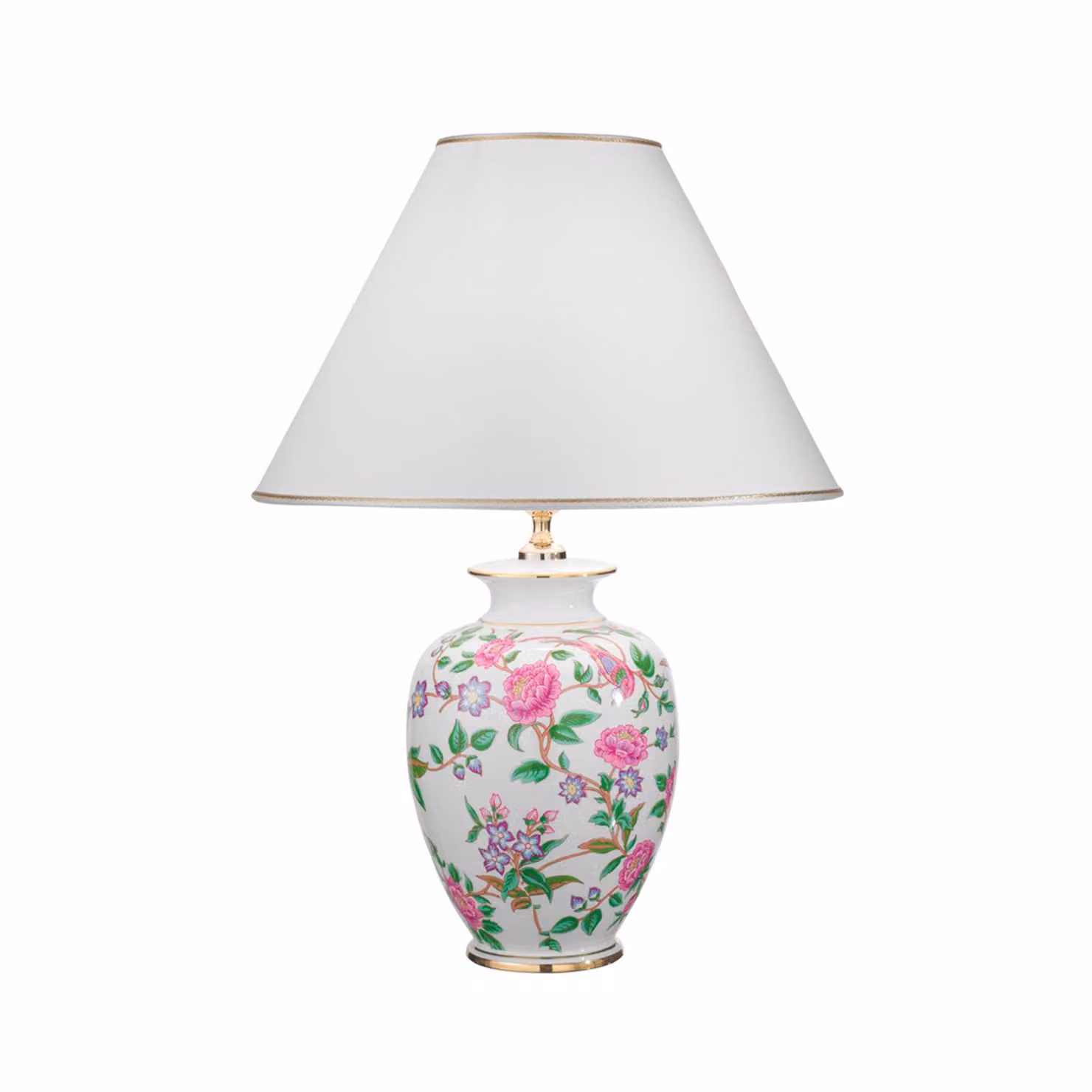 austrolux Lampada da tavolo Giardino Flora, Multicolore, Soggiorno / Sala da pranzo, Ceramica, Design, Lampada da tavolo