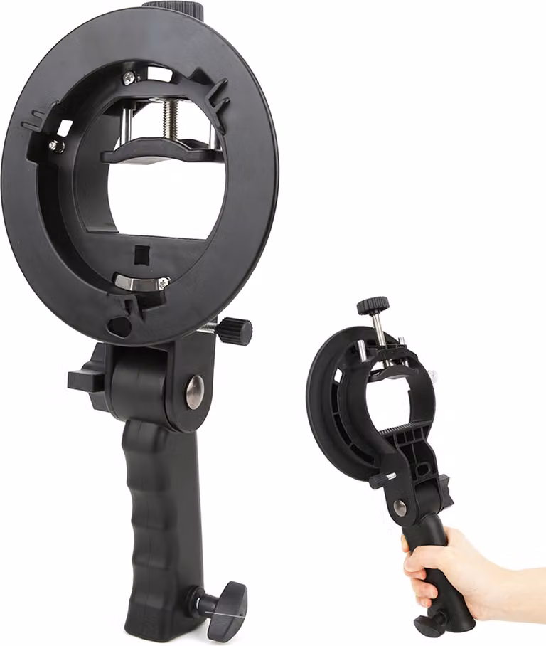 Staffa per torcia, supporto per torcia, supporto per torcia, staffa per torcia portatile, supporto per torcia per fotocamera