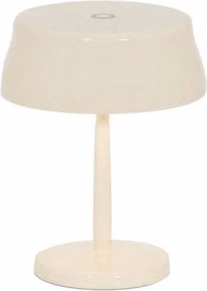 Zafferano Sister Light Mini Lampada da tavolo LED Smart Wi-Fi ricaricabile e dimmerabile Beige