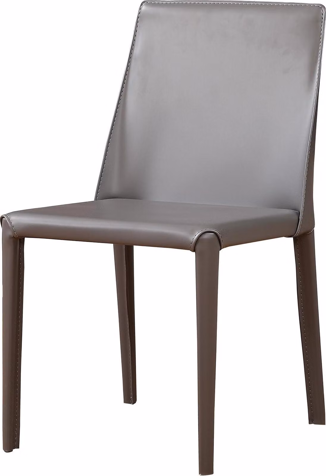 Moderner Sessel Stuhl 1x Esszimmer Fernseh Sitz Polsterstuhl Grau Lehnstuhl