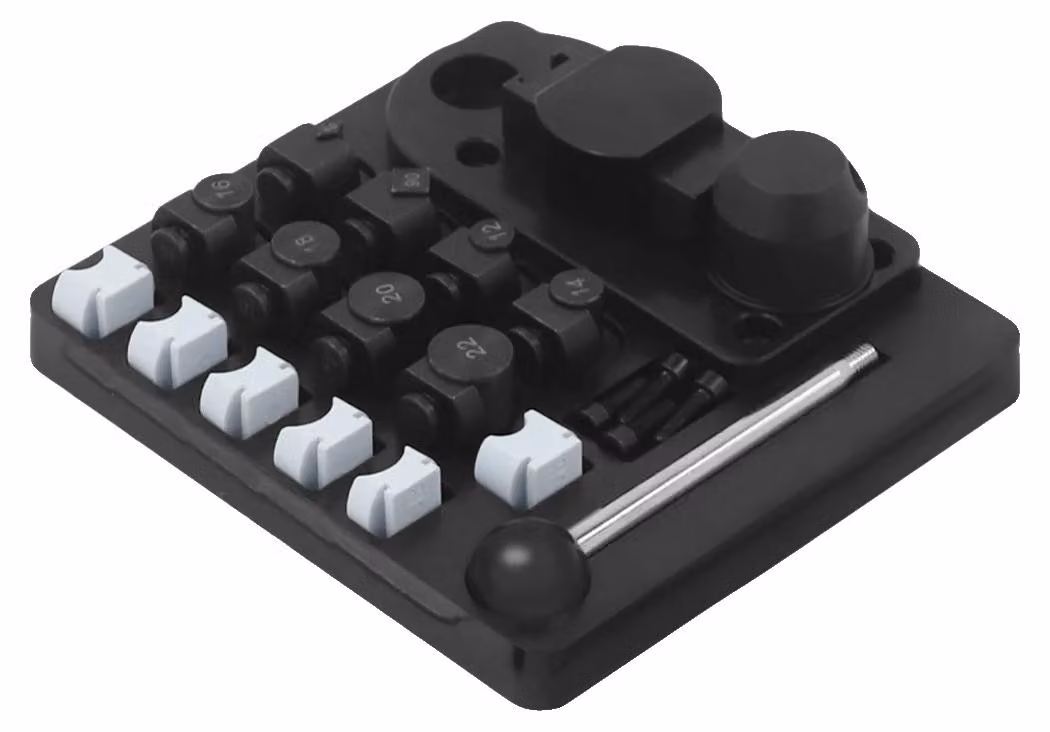 Macchina per la lavorazione di bigiotteria, utensili di precisione per la formatura, kit completo per il fai-da-te, colore nero