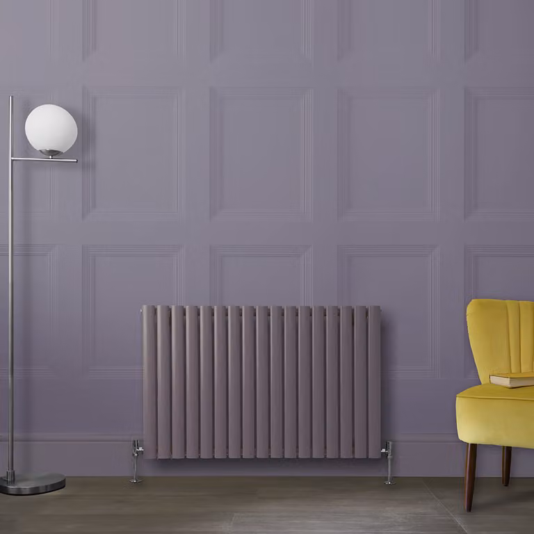 Radiatore di Design Orizzontale  Viola (Dahlia Viola) -  635mm x 1000mm - Pannello Singolo  - Revive