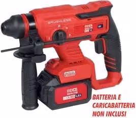 Martello Tassellatore SDS a Batteria 18 V ONLY1 Excel Rosso